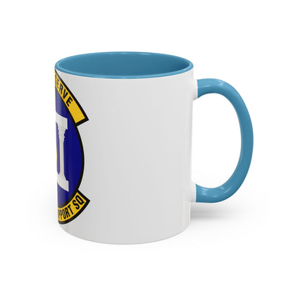 673d Force Support Squadron (U.S. Air Force) Accent Coffee Mug