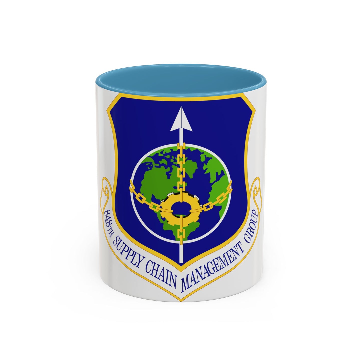 848 Supply Chain Management Group AFMC (U.S. Air Force) Accent Coffee Mug