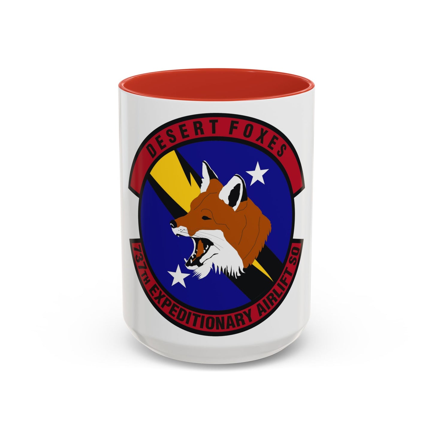 737th Expeditionary Airlift Squadron (U.S. Air Force) Accent Coffee Mug