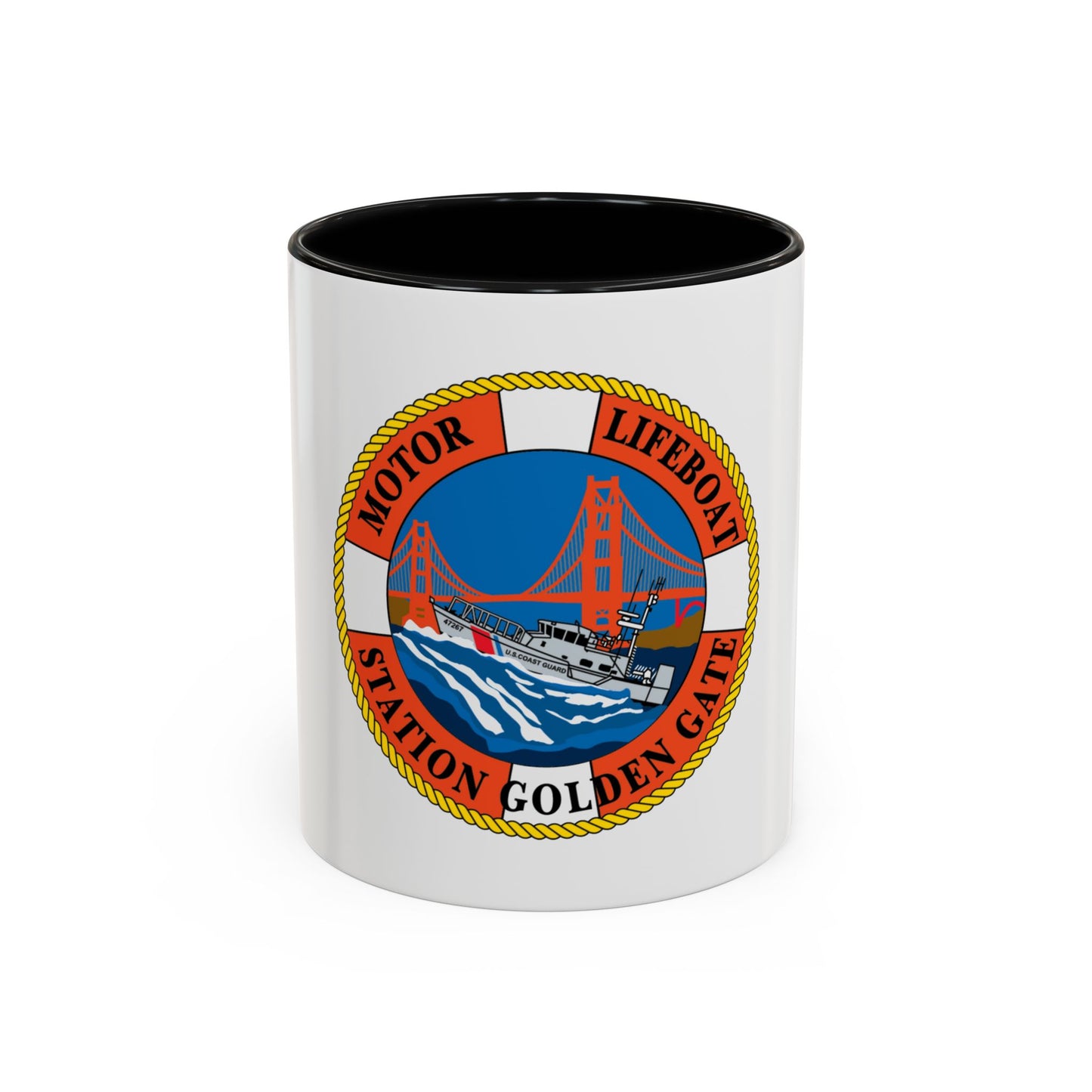 USCG Motor Lifeboat Station Golden Gate (U.S. Coast Guard) Accent Coffee Mug