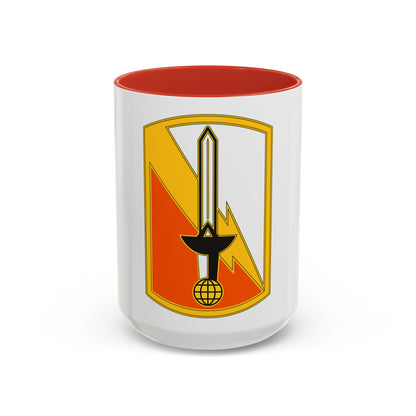 21 Signal Brigade (U.S. Army) Accent Coffee Mug
