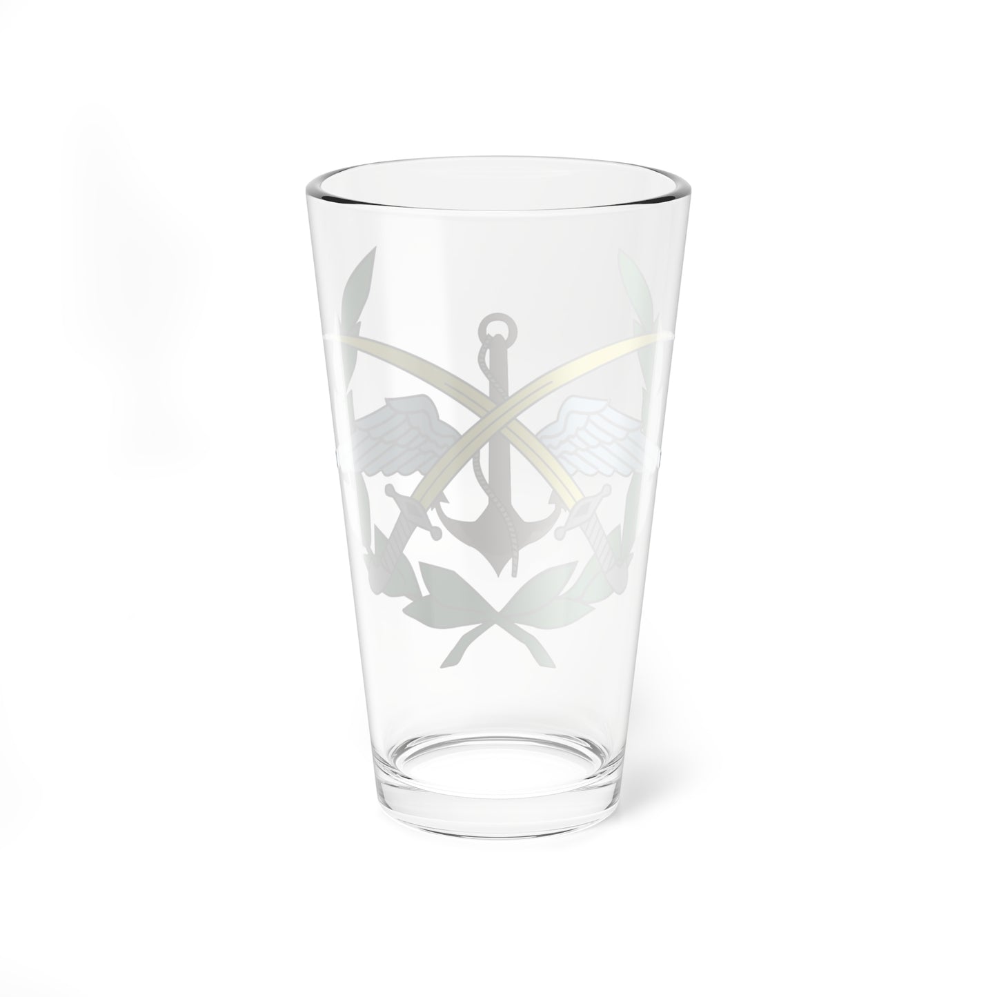 Syria Armed Forces Emblem (Syria) (Coat of Arms) Pint Glass 16oz