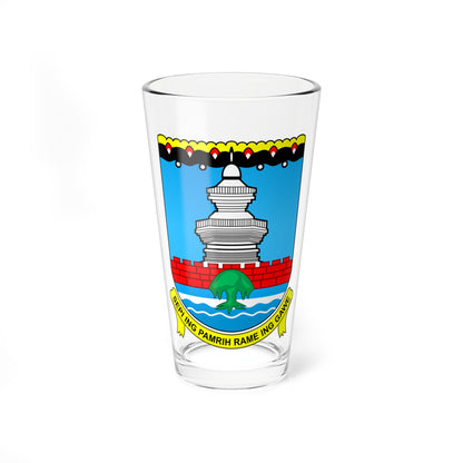 Seal of Serang Regency (Indonesia) (Coat of Arms) Pint Glass 16oz