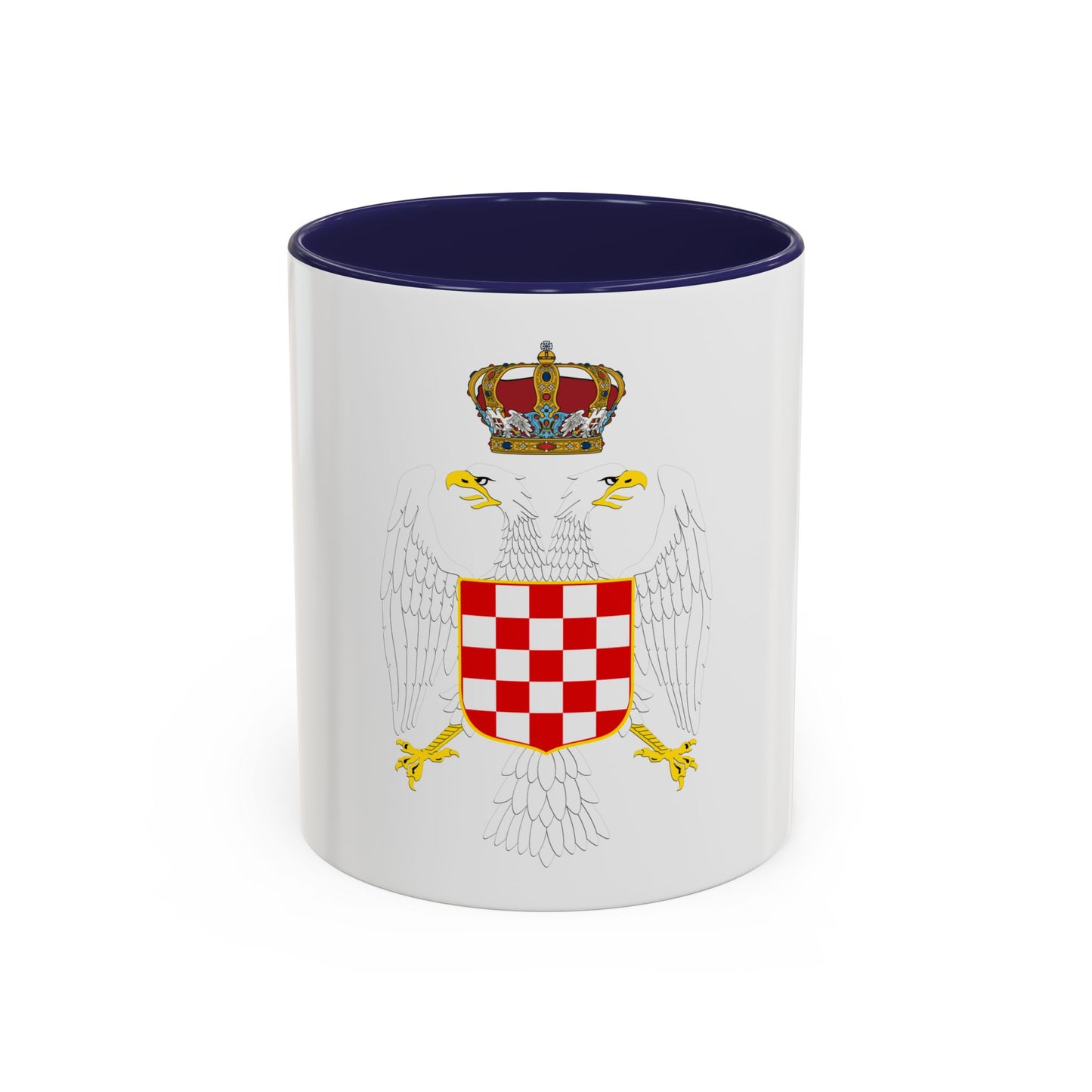 Greater coat of arms of the Banate of Croatia - Accent Coffee Mug