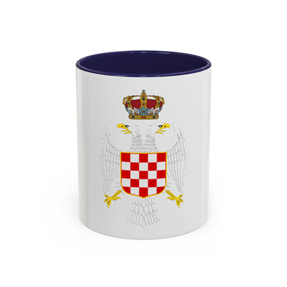 Greater coat of arms of the Banate of Croatia - Accent Coffee Mug