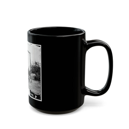 Petersburg, Va., Vicinity. The Execution Of William Johnson, Jordan's Farm (U.S. Civil War) Black Coffee Mug