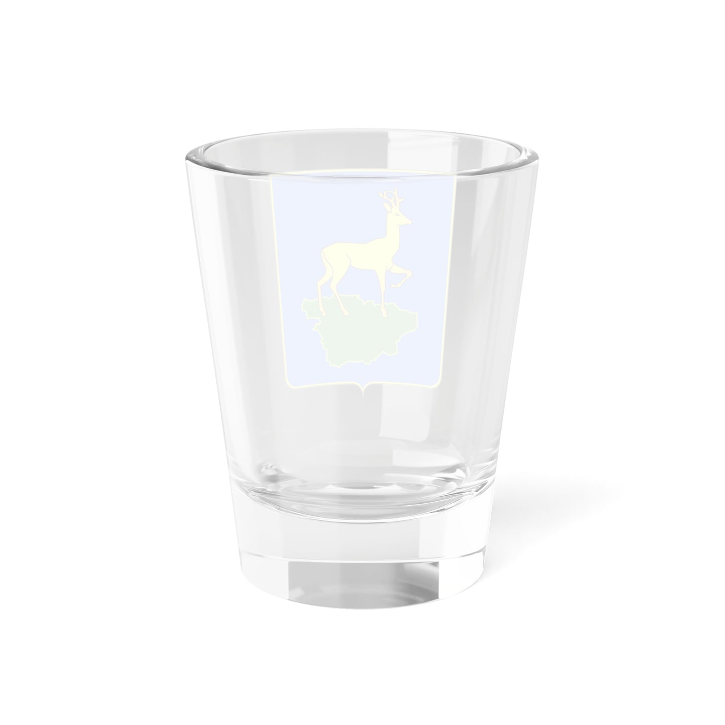 Coat of arms of Dzerzhinsky District Krasnoyarsk Krai (Russia) (Coat of Arms) Shot Glass 1.5oz