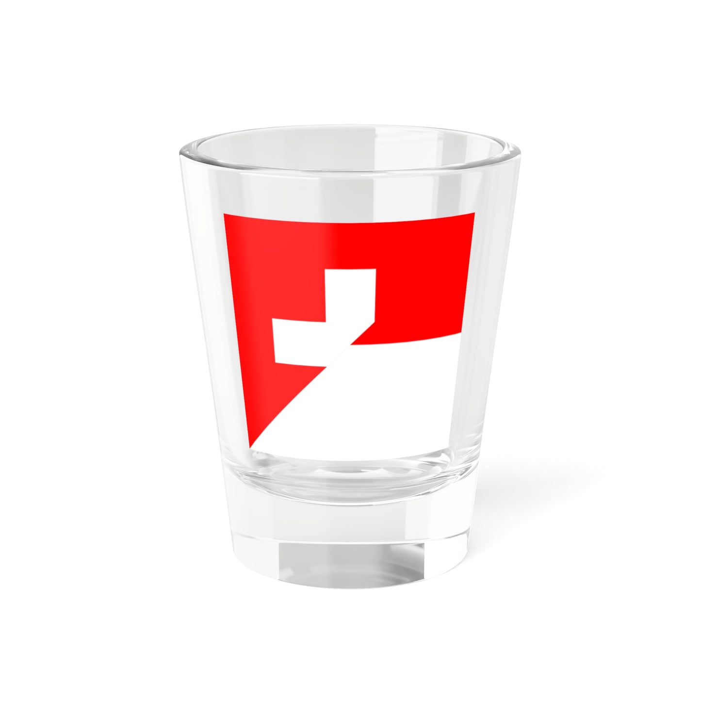 Flag of Indonesia and Switzerland (Indonesia) Shot Glass 1.5oz