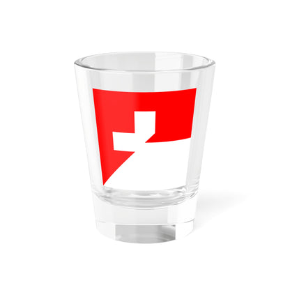 Flag of Indonesia and Switzerland (Indonesia) Shot Glass 1.5oz