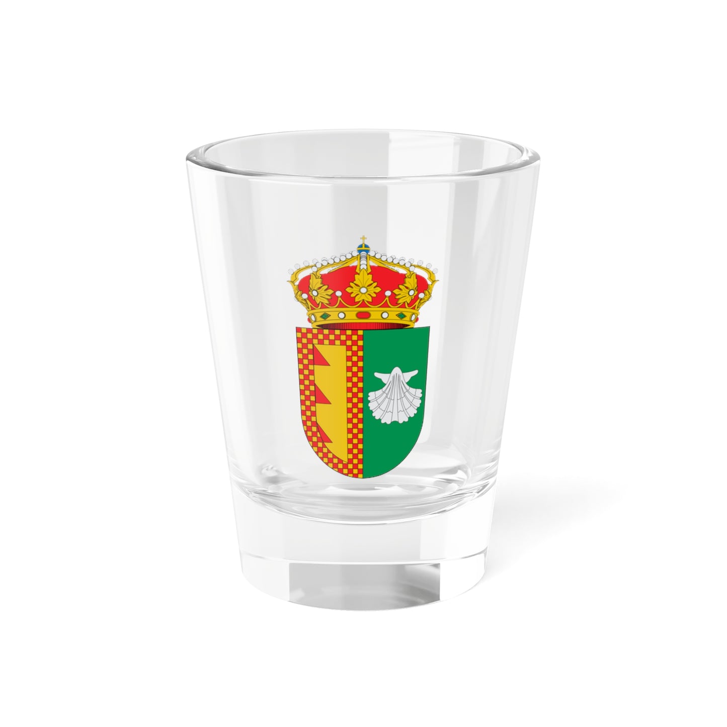 Escudo de Villanueva de San Juan (Spain) (Coat of Arms) Shot Glass 1.5oz