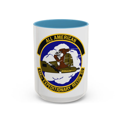 414th Expeditionary Reconnaissance Squadron (U.S. Air Force) Accent Coffee Mug