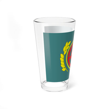 Flag of Atsuma Hokkaido (Japan) Pint Glass 16oz