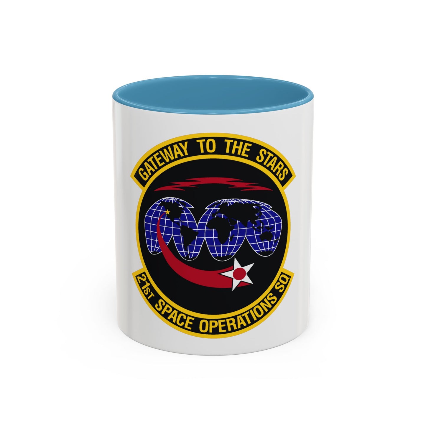21st Space Operations Squadron (U.S. Air Force) Accent Coffee Mug