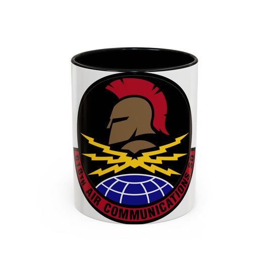 618 Air Communications Squadron AMC (U.S. Air Force) Accent Coffee Mug