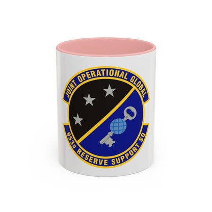 953d Reserve Support Squadron (U.S. Air Force) Accent Coffee Mug
