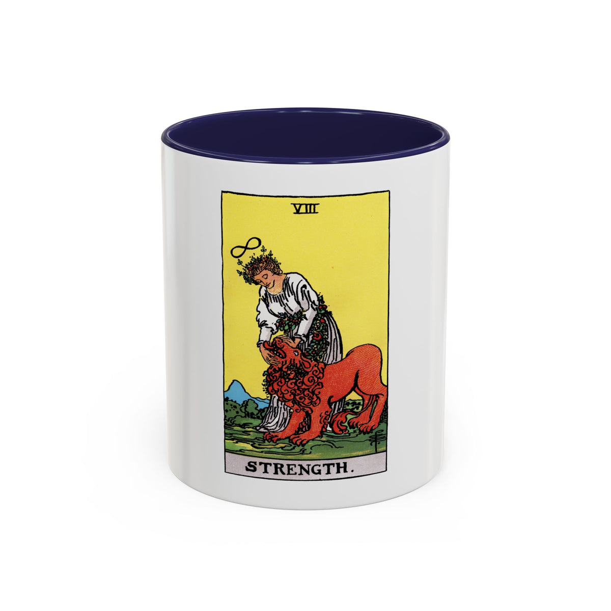 Strength (Tarot Card) Accent Coffee Mug