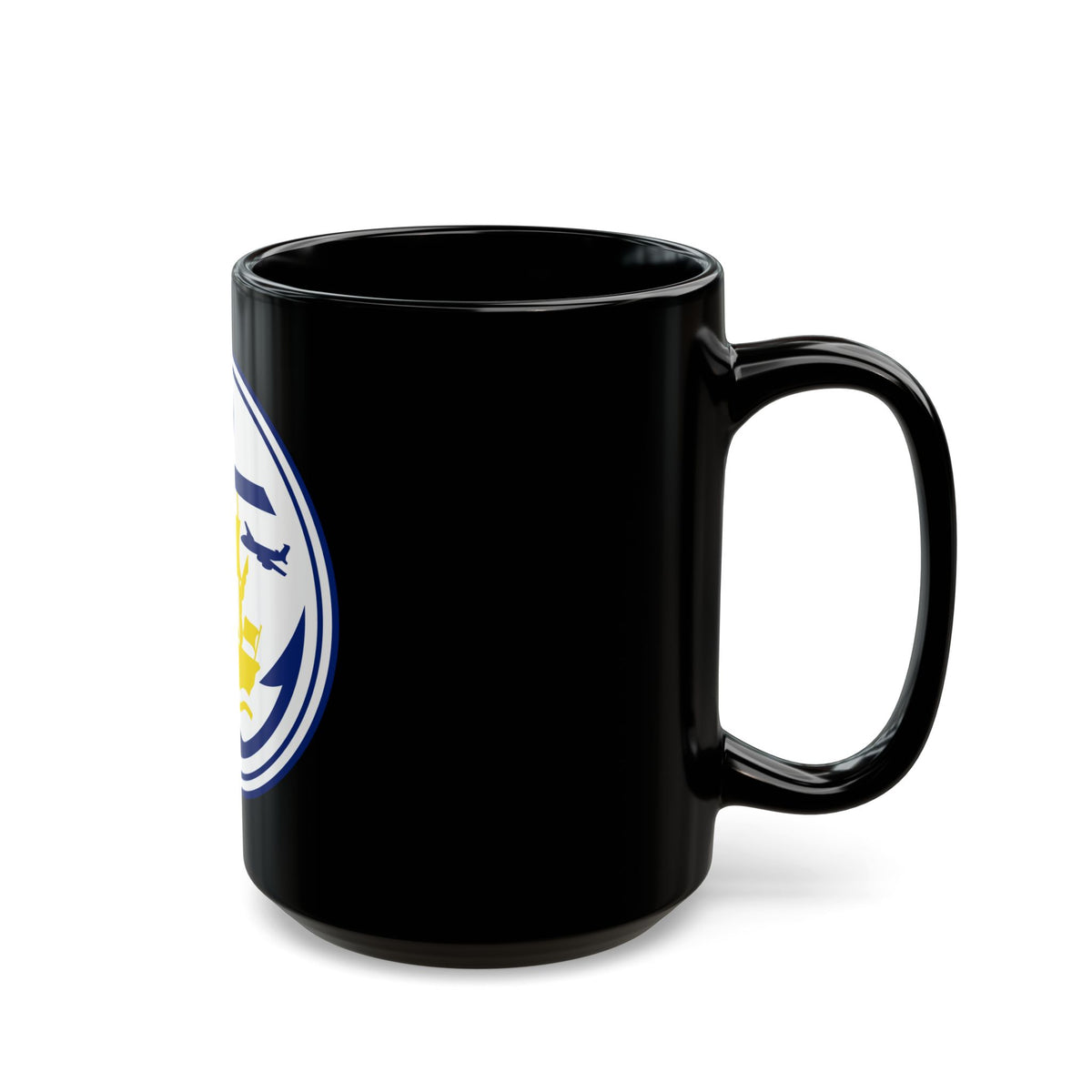 Seal of Anchorage Alaska - Black Coffee Mug