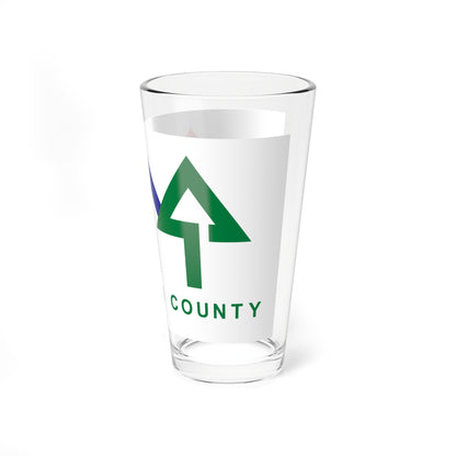 Flag of Snohomish County Washington (United States) Pint Glass 16oz