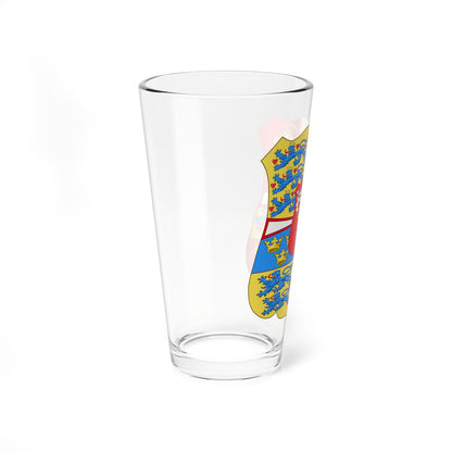 Royal Arms of Norway  Denmark 1699-1819 (Denmark) (Coat of Arms) Pint Glass 16oz