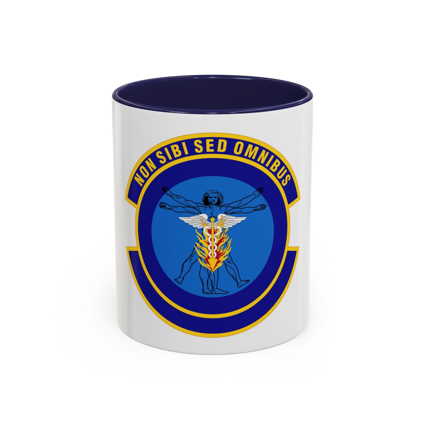 97 Operational Medical Readiness Squadron AETC (U.S. Air Force) Accent Coffee Mug