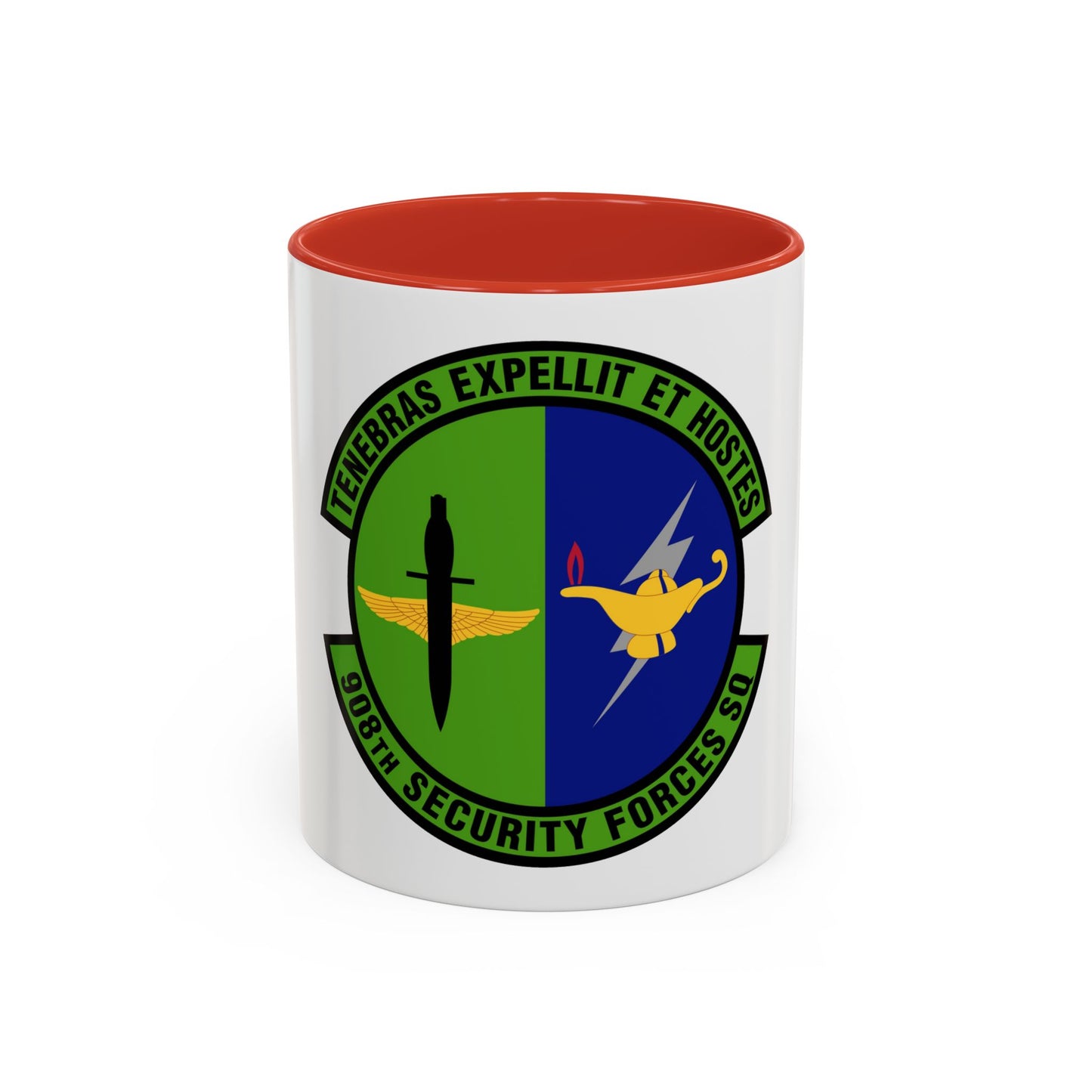 908th Security Forces Squadron (U.S. Air Force) Accent Coffee Mug