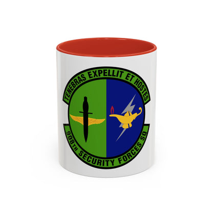 908th Security Forces Squadron (U.S. Air Force) Accent Coffee Mug