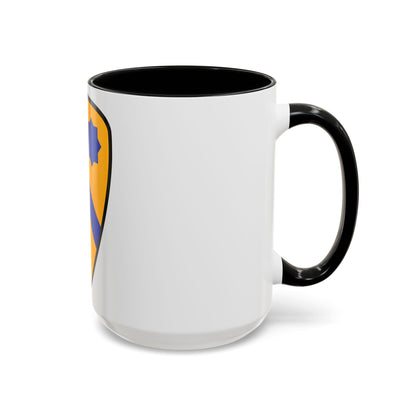 US 2nd Cavalry Division (U.S. Army) Accent Coffee Mug