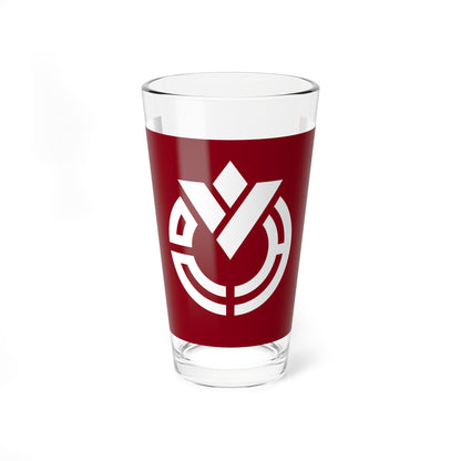 Flag of Tsubetsu Hokkaido (Japan) Pint Glass 16oz