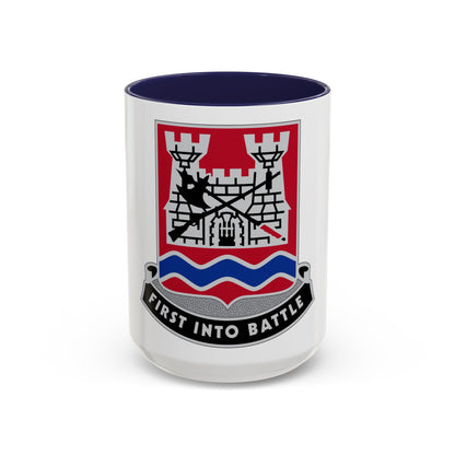 898 Engineer Battalion (U.S. Army) Accent Coffee Mug