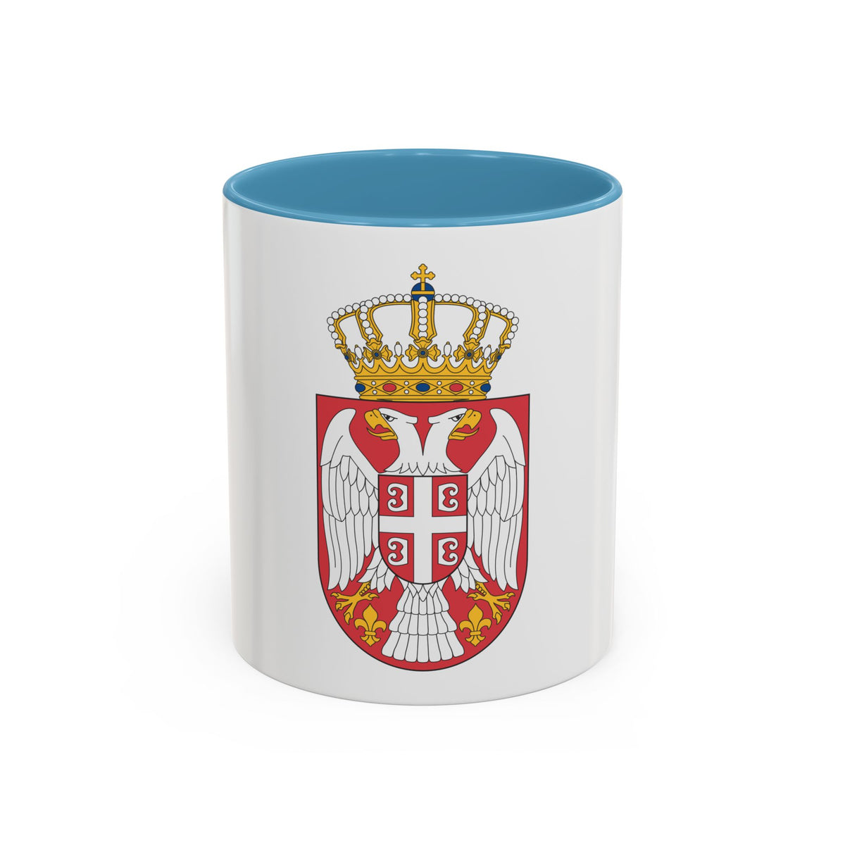 Coat of arms of Serbia 2 - Accent Coffee Mug