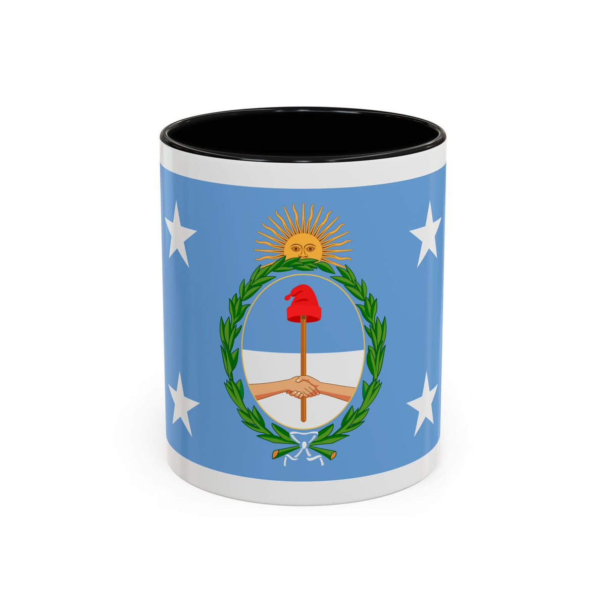 Standard of the President of Argentina Afloat - Accent Coffee Mug
