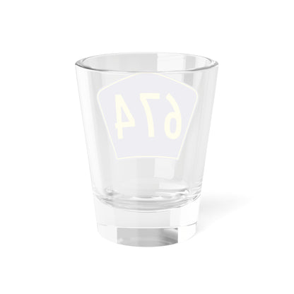 PR secondary 674 (Puerto Rico) (Road Sign) Shot Glass 1.5oz