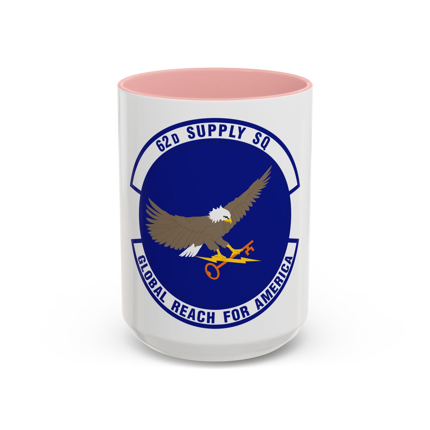 62d Supply Squadron (U.S. Air Force) Accent Coffee Mug