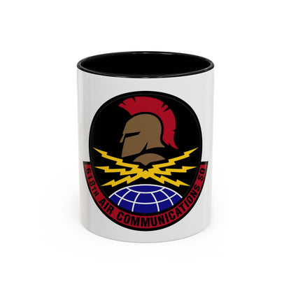 618 Air Communications Squadron AMC (U.S. Air Force) Accent Coffee Mug