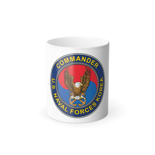 COMNAVFOR Korea Commander Naval Forces Korea (U.S. Navy) Color Changing Mug 11oz