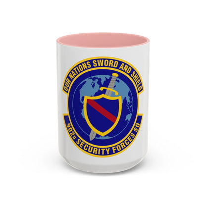 902d Security Forces Squadron (U.S. Air Force) Accent Coffee Mug
