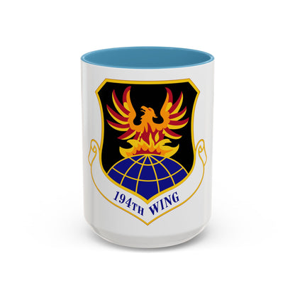 194th Wing (U.S. Air Force) Accent Coffee Mug