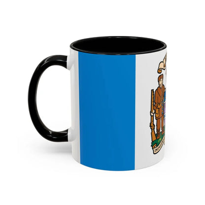 Flag of Edmonton Canada - Accent Coffee Mug-Go Mug Yourself