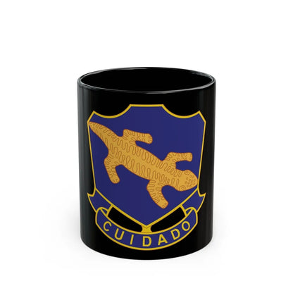 158th Infantry Regiment (U.S. Army) Black Coffee Mug-11oz-Go Mug Yourself