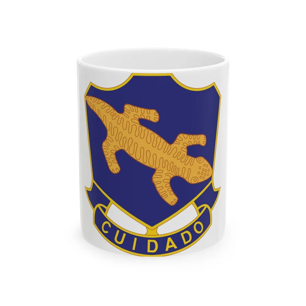 158th Infantry Regiment (U.S. Army) White Coffee Mug-11oz-Go Mug Yourself