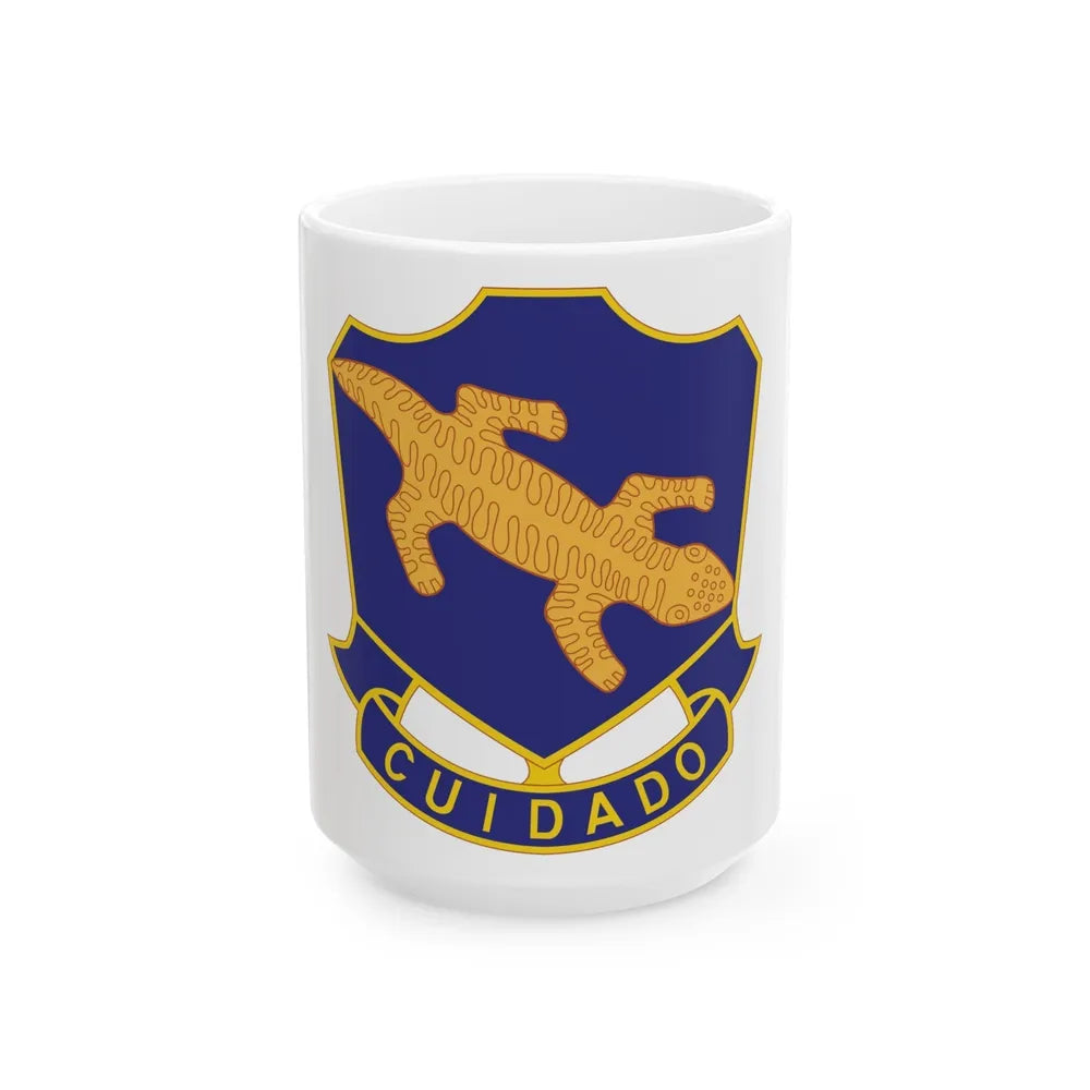 158th Infantry Regiment (U.S. Army) White Coffee Mug-15oz-Go Mug Yourself