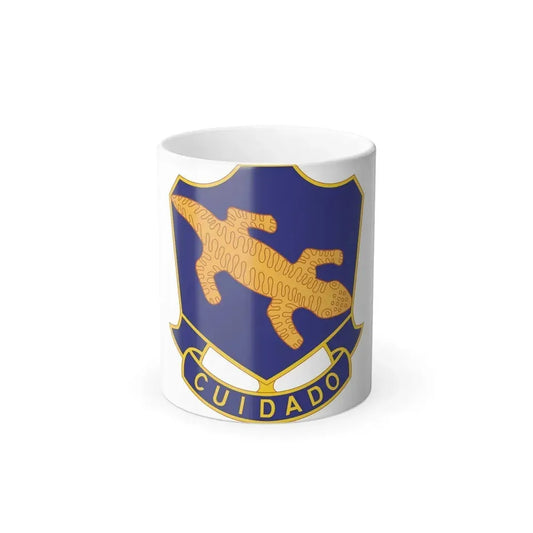 158th Infantry Regiment (U.S. Army) Color Changing Coffee Mug 11oz - Go Mug Yourself