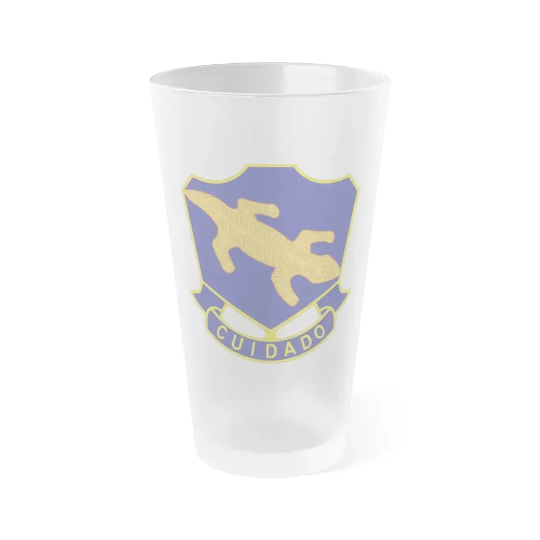158th Infantry Regiment (U.S. Army) Frosted Pint Glass 16oz Default Title - Go Mug Yourself