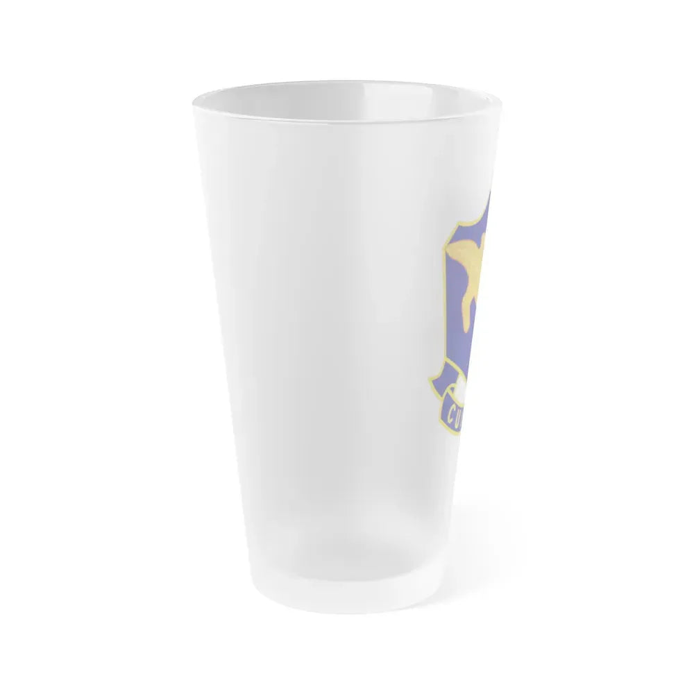 158th Infantry Regiment (U.S. Army) Frosted Pint Glass 16oz - Go Mug Yourself