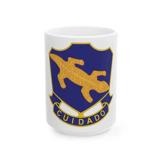 158th Infantry Regiment (U.S. Army) White Coffee Mug 15oz - Go Mug Yourself