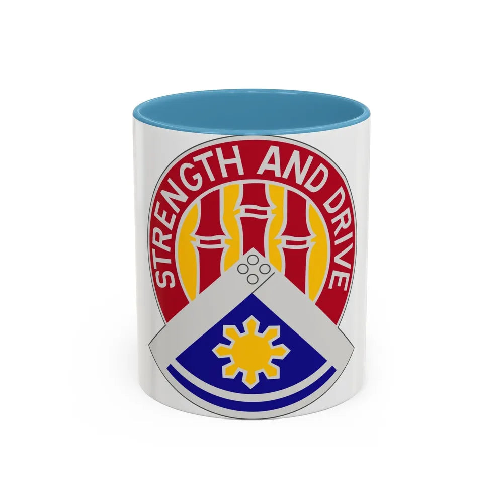 159 Engineer Group (U.S. Army) Accent Coffee Mug-11oz-Light Blue-Go Mug Yourself