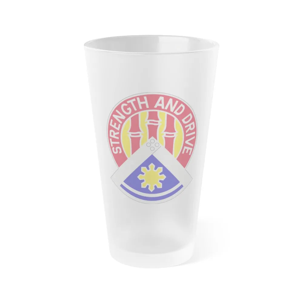 159 Engineer Group (U.S. Army) Frosted Pint Glass 16oz-Go Mug Yourself