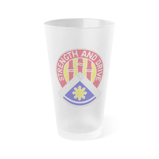 159 Engineer Group (U.S. Army) Frosted Pint Glass 16oz-Go Mug Yourself