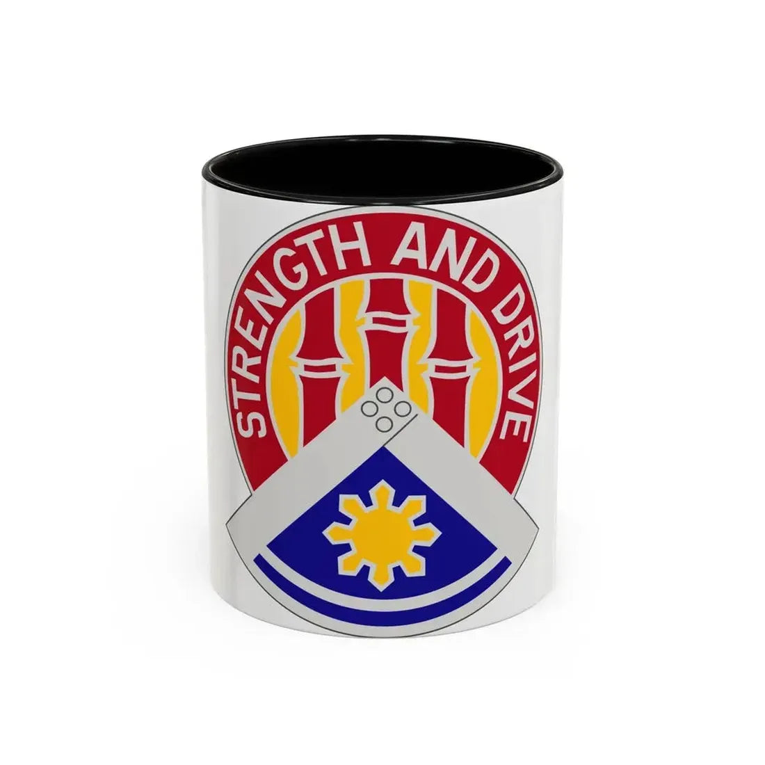 159 Engineer Group (U.S. Army) Accent Coffee Mug 11oz Black - Go Mug Yourself