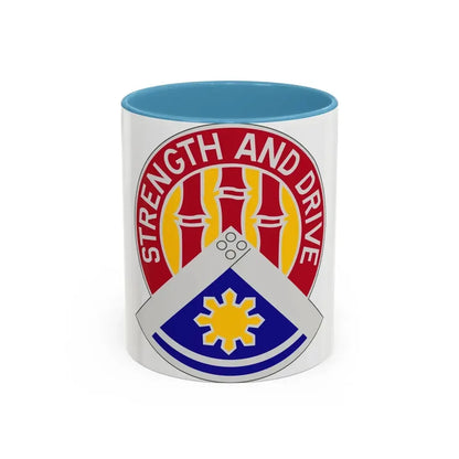 159 Engineer Group (U.S. Army) Accent Coffee Mug 11oz Light Blue - Go Mug Yourself